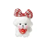 Бант, нагрудник, щенок [материал, сумка]