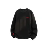 Чёрный (Красный текст)