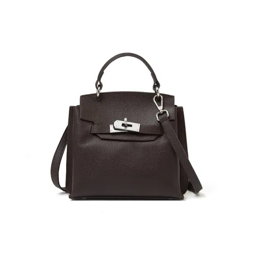 Safiya Коровья кожа синтетическая кожа сумка среднего размера женская цвет эбеновый