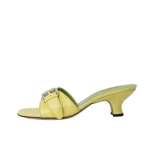 By Far Elton Слипоны Женские Желтые