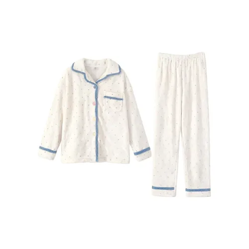 Daiyindie Осенние и зимние пижамы для женщин утолщенные и с флисовой подкладкой термические коралловый флис домашняя одежда