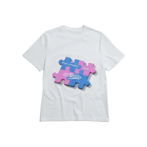 SSSTUFFF Белый Унисекс T-рубашки