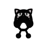 Мао Мао - Черная плюшевая шапка