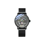 Чисто Черный Серый Циферблат-Сетчатая Сумка