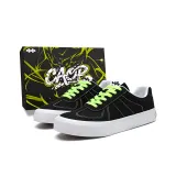 Чёрный зелёный шнурки