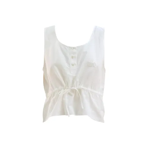 MIU MIU Белый Женские Майки