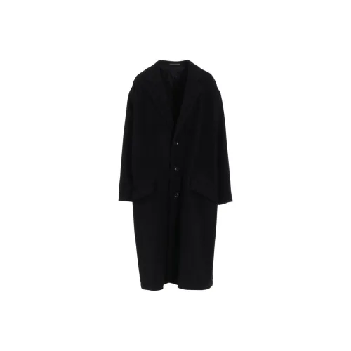 Yohji Yamamoto Y'S Fw25 Шерсть MOSSER 3 Пуговица Трикотажное Пальто Унисекс