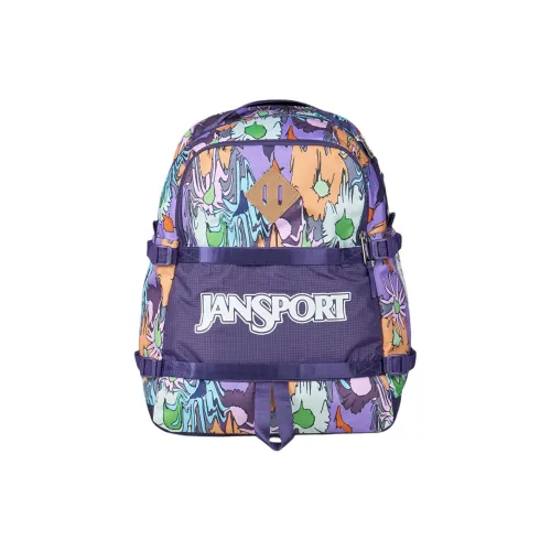 JanSport Рюкзак с принтом маленький женский многоцветный