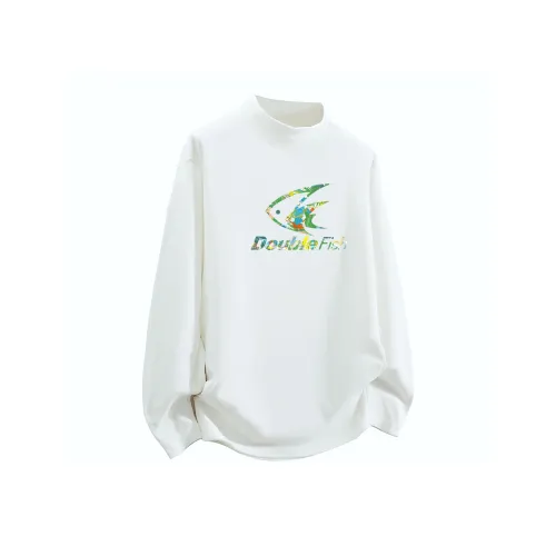 Двойная рыба Унисекс Трикотаж