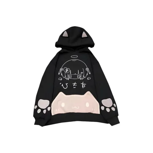 INCO VIBE Черный флис с подкладкой Стиль Женские Свитшоты