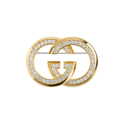 GUCCI Броши из латуни унисекс золото