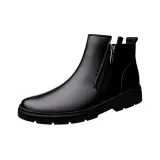 Черные утепленные туфли