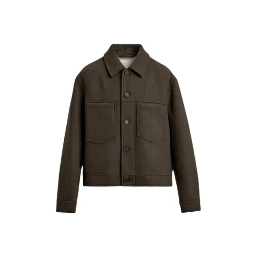 ZARA Collaboration Темный хаки Мужские Куртки