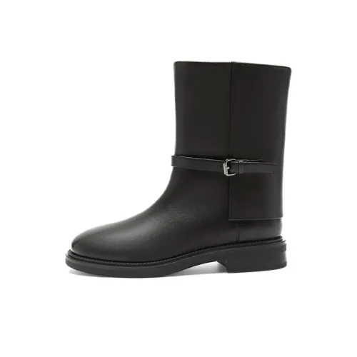 NINE WEST Ботильоны Черные с флисовой подкладкой Женские