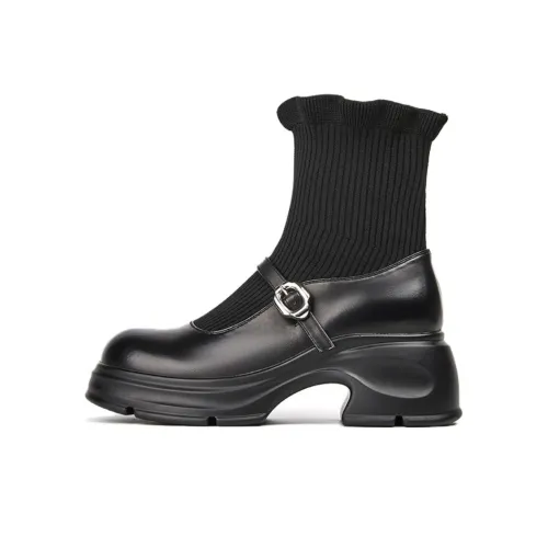 15 MINS Эластичные сапоги и сапоги-носки Женские