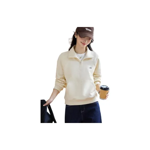 LUYOUYE Экрю Женские Свитшоты