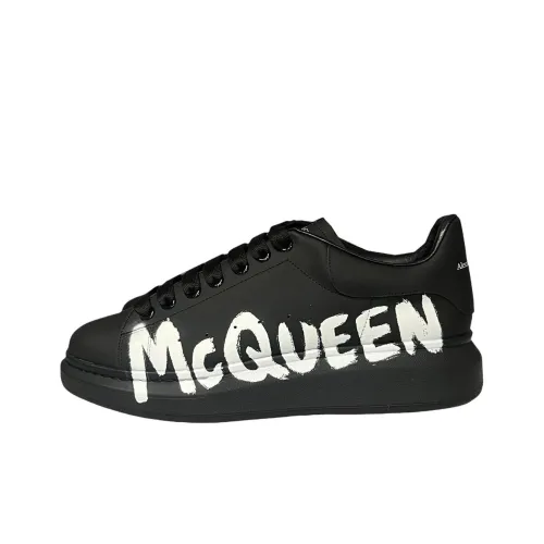 Alexander McQueen OVERSIZED Низкие Кроссовки для скейтбординга Мужские Черные