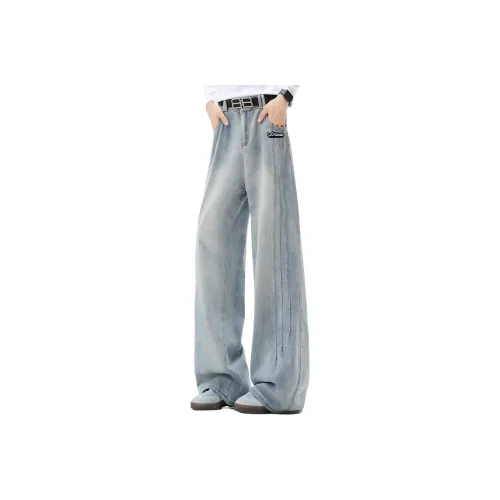 A 2 8 T Светло-синие джинсы Унисекс Джинсы