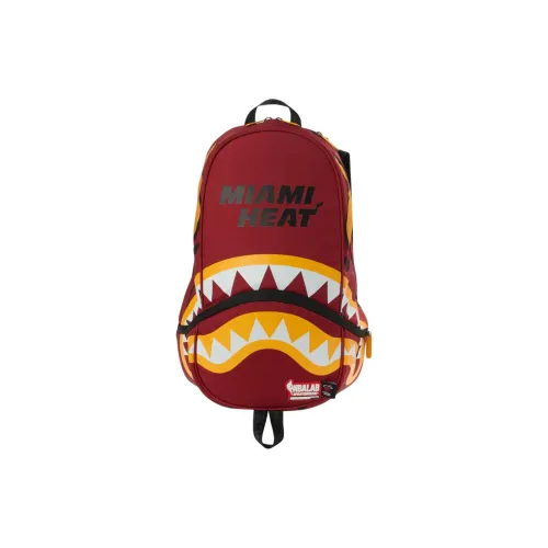 SPRAYGROUND NBALAB Коллаборация Полиэстер Рюкзак Унисекс Красный