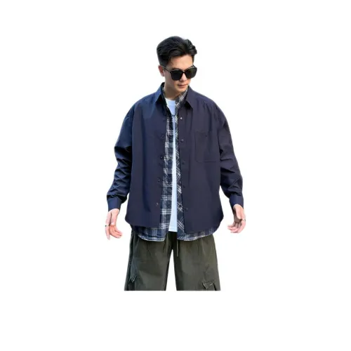 TONYBEAR Длинные с длинным рукавом жакеты с отворотом для мужчин