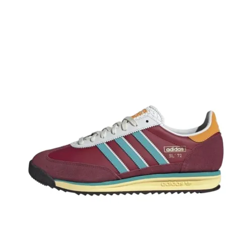 Adidas SL 72 RS Slip Resistant Abrasion Resistant Легкий Низкий Топ Повседневная Обувь Унисекс Красный