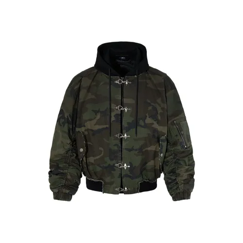 YICHEN Камуфляж Унисекс Пуховики