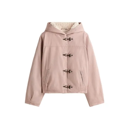 H M Нежно-розовый Женский пуховик