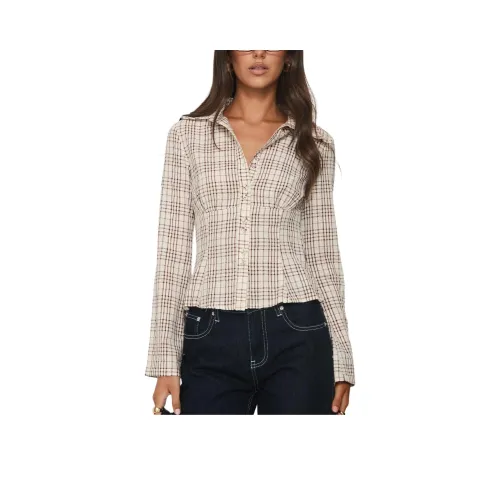 PRINCESS POLLY Cottesloe длинный рукав блузка топ рубашка женская