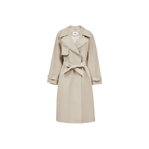 Only C13 Сердце Серый цвет пера Женские Тренч