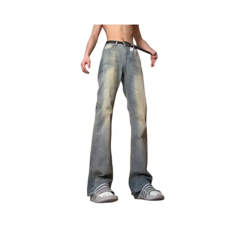 SIL VITIN Винтажные синие унисекс джинсы