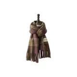 Чернила Зеленый Кофейный Двойной Линия Клетка