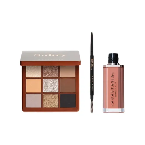 ANASTASIA BEVERLY HILLS Кисть для теней Palette Карандаш для бровей LIP Грязь Наборы косметики Легко смешивается 7,56г+0,085г+3,5г