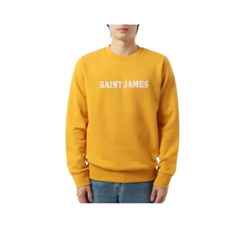 SAINT JAMES Желтый Мужской Свитшот
