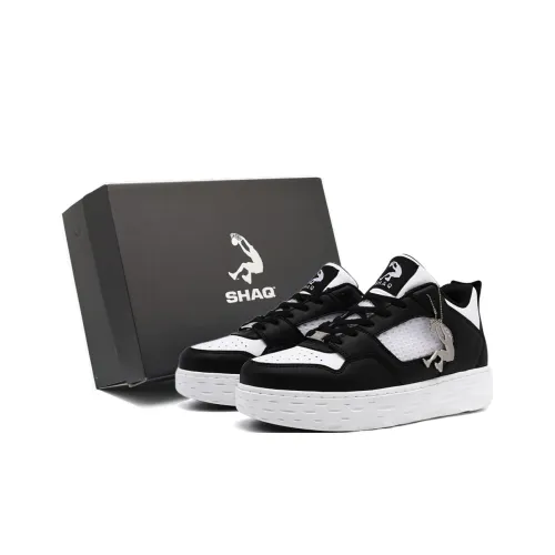 SHAQ Противоскользящие Износостойкие Дышащие Низкие Кроссовки для скейтбординга Унисекс Черный Белый