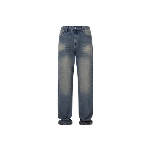 Jeep P755MWNR03 Винтажные синие унисекс джинсы