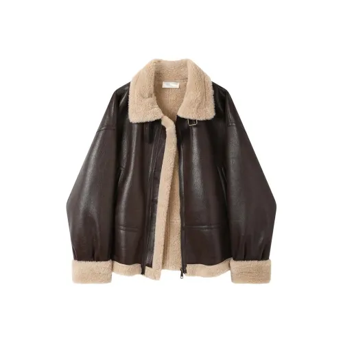 FAVMARTHA Вельвет Feel Пальто Женское