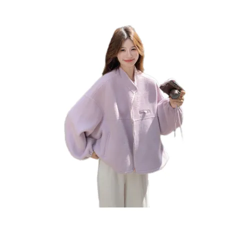 CHUNSHIMAN Фиолетовое Женское Пальто