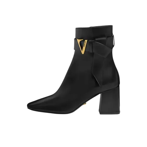 VERSACE Ботильоны 7 см Женские Черные
