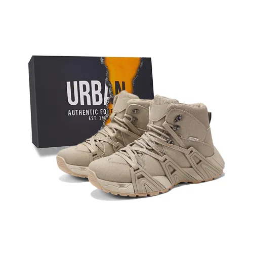 URBAN AUTHENTIC Амортизация Увеличение Высоты Устойчивость к Износу Противоскользящий Короткий Аутдор Средний Каблук Мужской