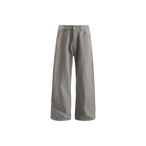 JZWSTUDIO Хаки Унисекс Повседневные Штаны