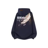 Тяжелый полиэстер-хлопок, темно-синий