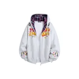 Бело-серый вереск [утолщенный с флисовой подкладкой]