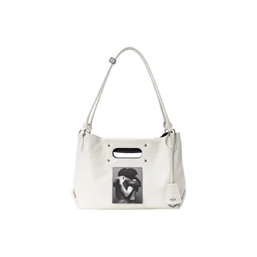 GROTTO Кленовый Суп Коллаборация Итальянская версия Плиссированная Телячья кожа Сумка на плечо Стандартная Унисекс Айвори Белый Классический черный