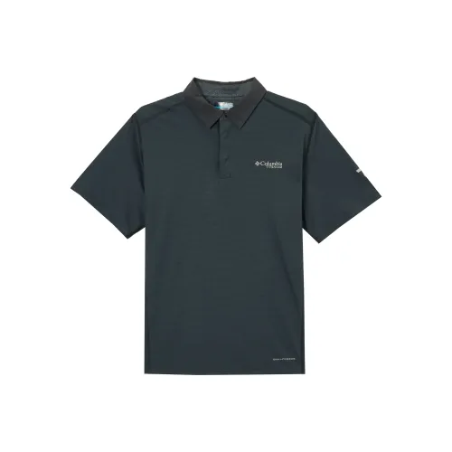 Columbia совместный бренд Титан Поло Мужской Черный