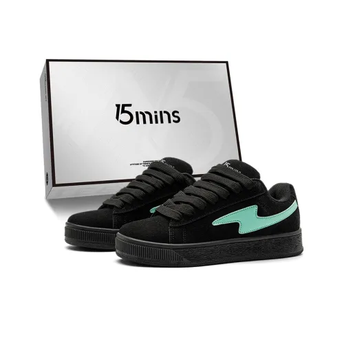 15 MINS Устойчивые к истиранию противоскользящие низкие кеды для скейтбординга унисекс
