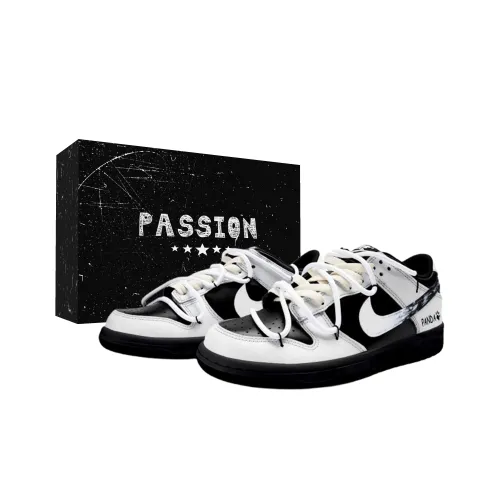 Nike Dunk Встреча Панда Коробка Износостойкий И Легкий Низкий Топ Скейтборд Кроссовки Унисекс Черный Белый