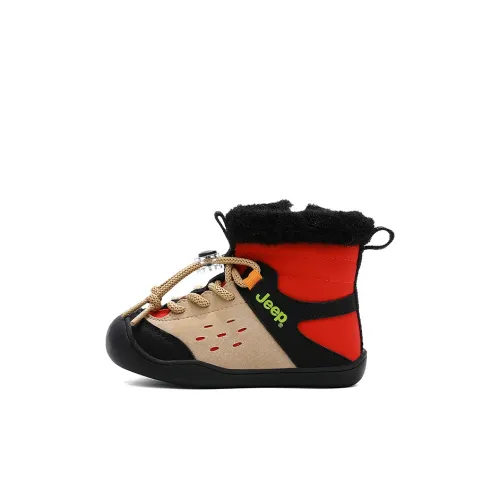 Jeep Slip-resistant Abrasion-resistant Thermal High-Top Snow Boots for Children Джип противоскользящие устойчивые к истиранию термальные высокие ботинки для сноуборда для детей