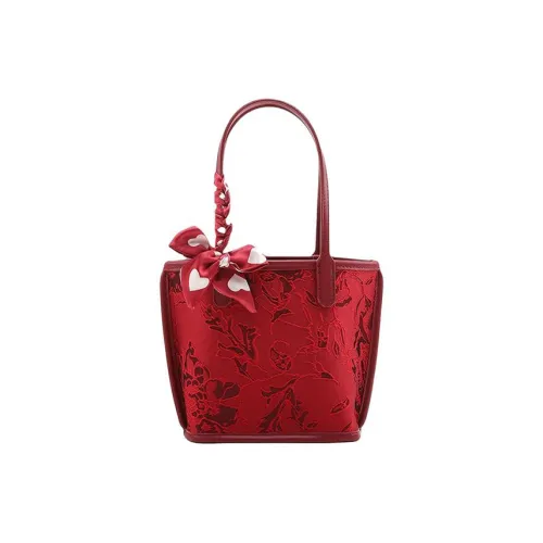 TTaG．baG Microfiber Synthetic Leather Shoulder Bag Standard Women's Red ТТaG．baG Микрофибра Синтетическая Кожа Сумка через плечо Стандартная Женская Красная