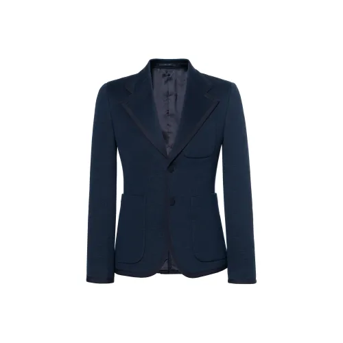 GUCCI Cosmogonie Бизнес-костюм Пальто Мужской Темно-синий