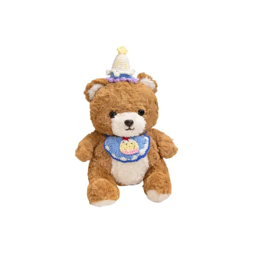 AIBINGQING Милый День Рождения Вечеринка Медведь Кукла Плюшевая Кукла 30 см Длина Тела